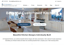 Tablet Screenshot of fitzgeraldkitchens.com